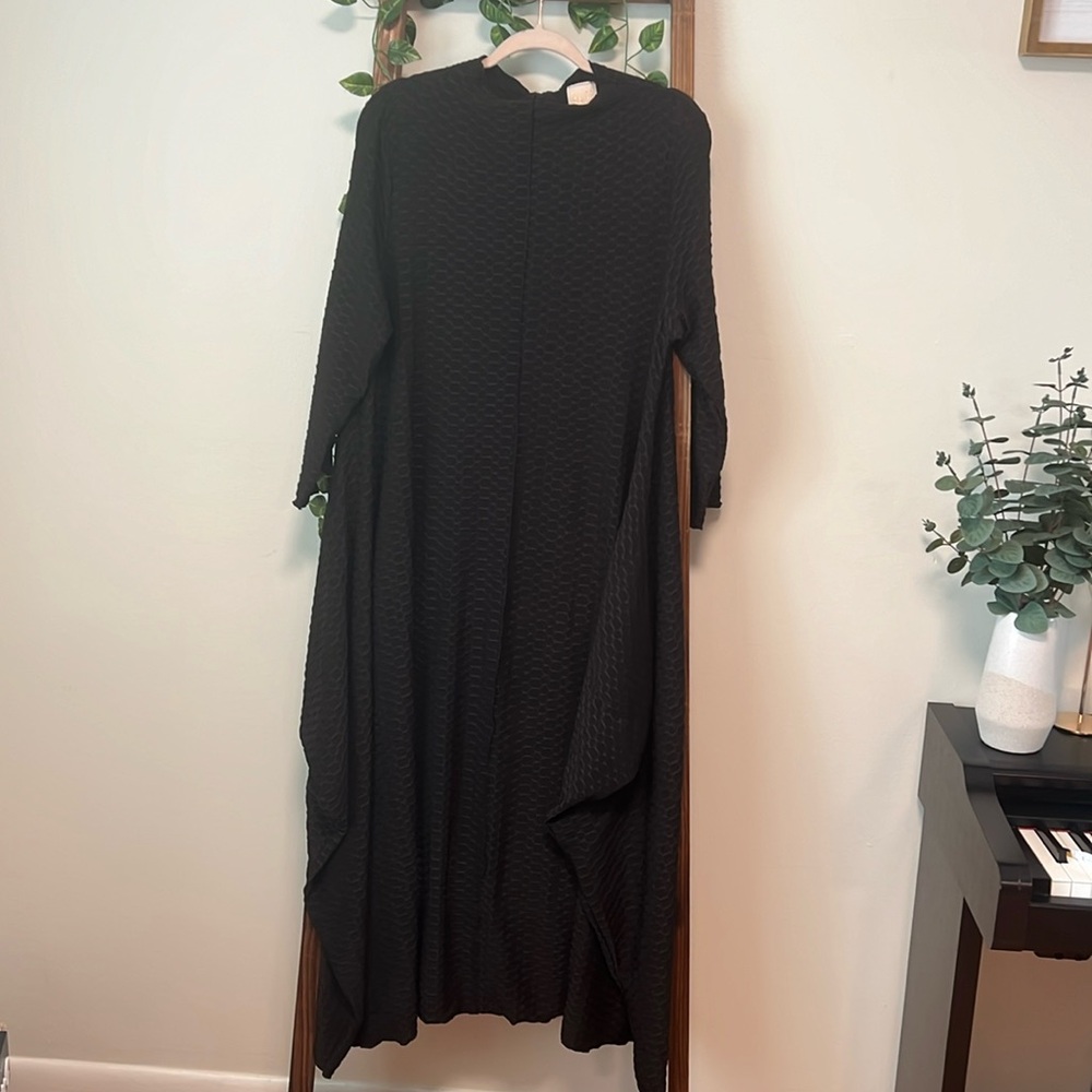 ZADIE B STACI WAFFLE ZIP DRESS